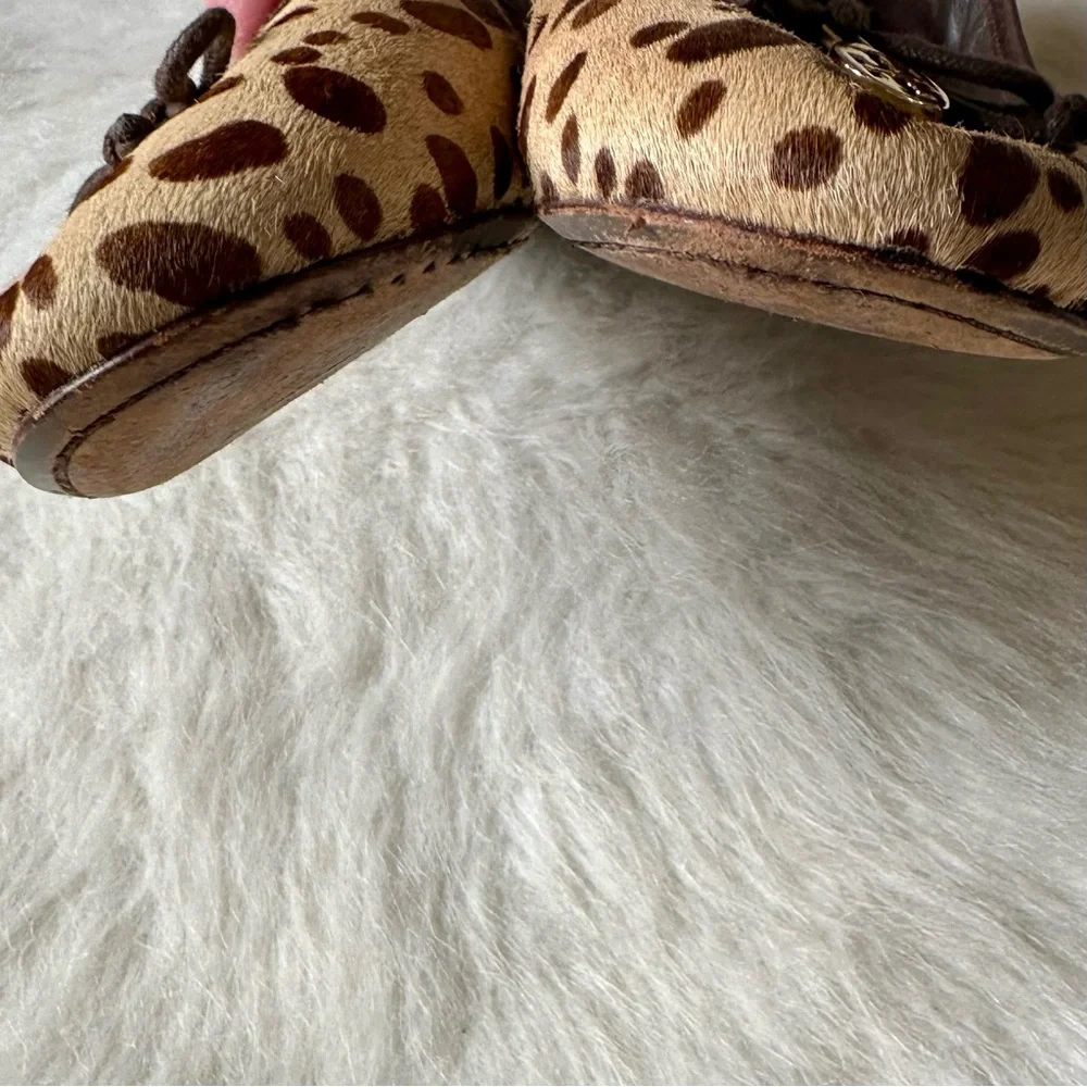 Tory Burch Chelsea Ballet Animal Print Flats - Picture 11 of 11